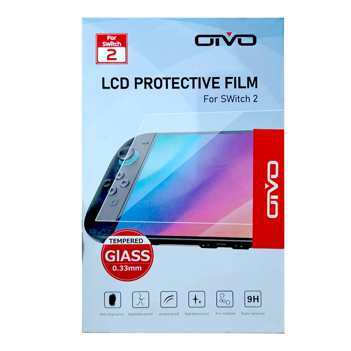OIVO LCD Protective Film 2-Pack for Nintendo Switch 2 (IV-SW280) - Image 7