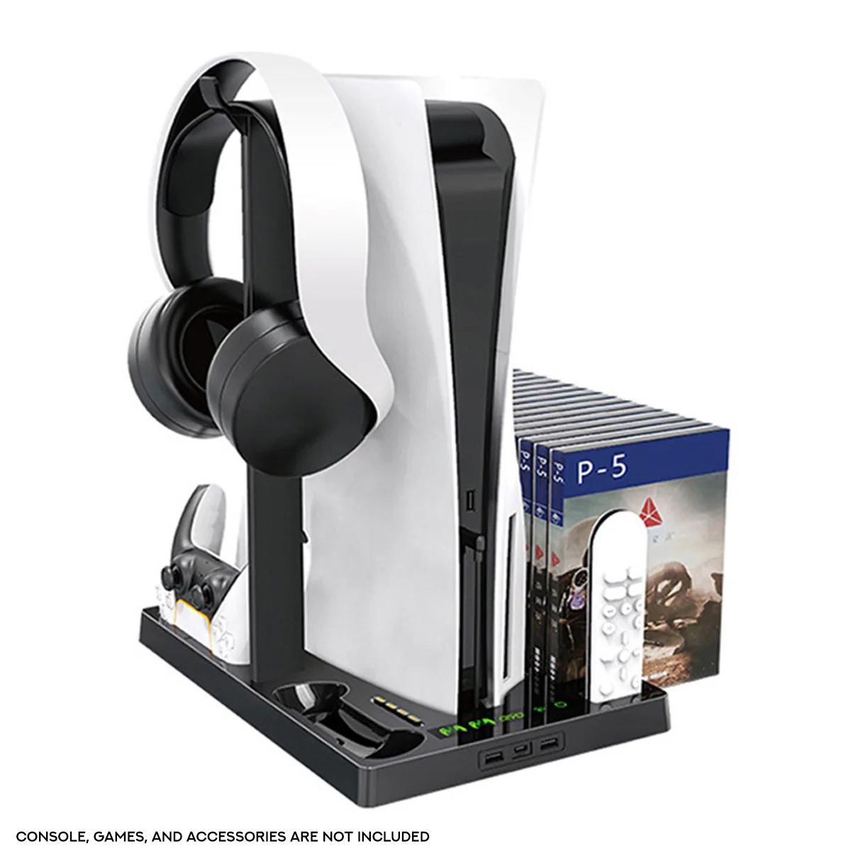 OIVO Multifunctional Cooling Stand for PS5 / PS5 Slim (Black) (IV-P5246X) - Image 3