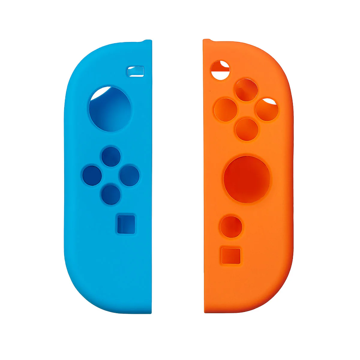 OIVO Silicone Case for Nintendo Switch 2 Joy-Con (Black, Blue/Orange) - Image 8