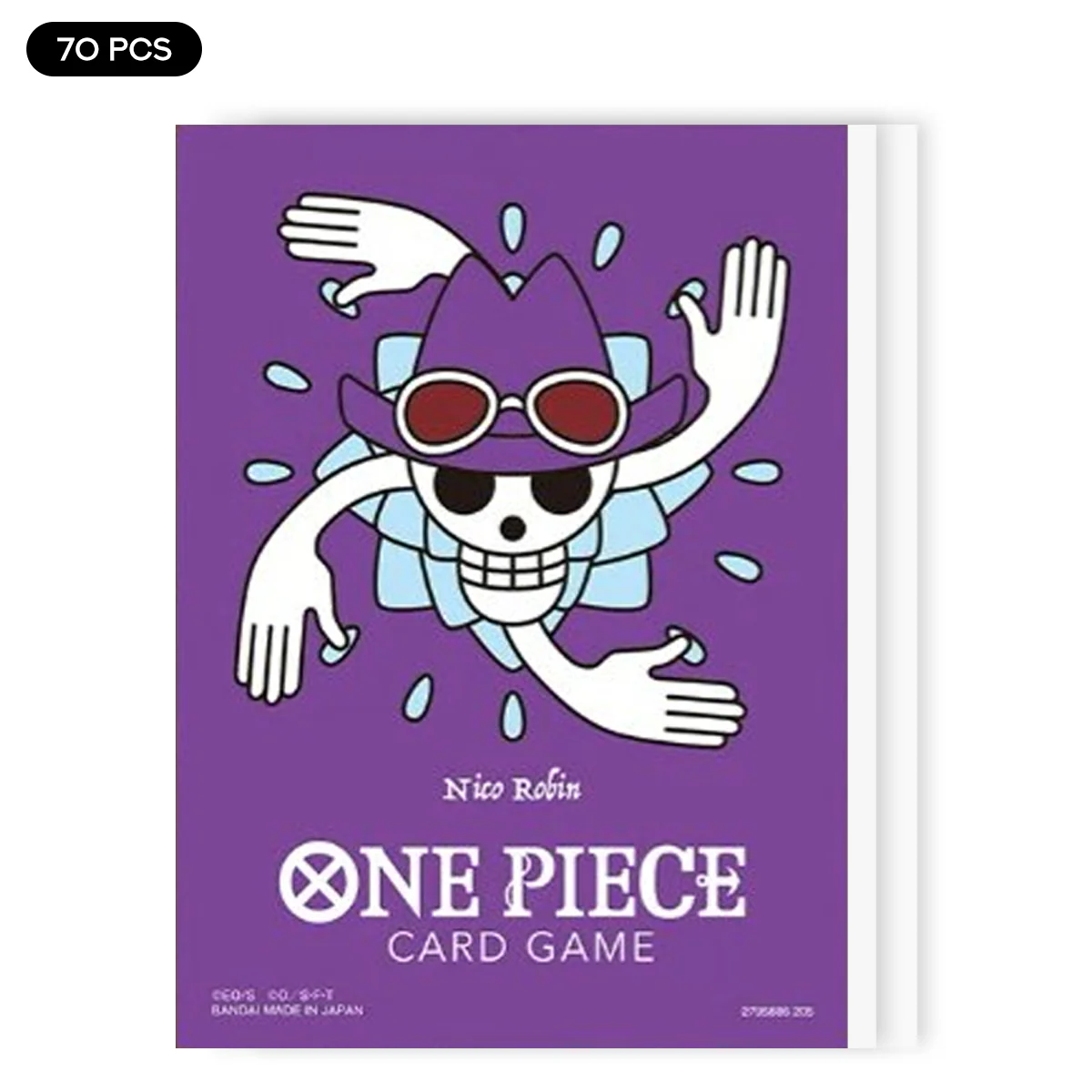 One Piece Card Game Limited Card Sleeve Premium Matte Vol.3 (Nico Robin, Franky, Jinbe, Gol.D.Roger) - Image 2