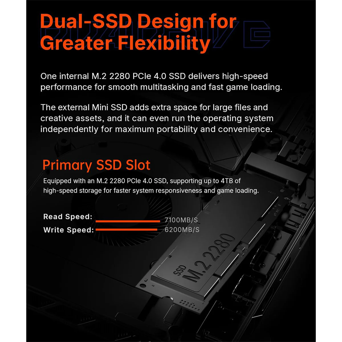OneXPlayer Super X Liquid Version AMD Ryzen AI Max+ 395 14" 2880x1800 AMOLED Windows 11 Gaming Tablet-Laptop Hybrid + Super X Keyboard + Super X Storage Case + Super X Charger (48GB LPDDR5x RAM + 1TB SSD, 128GB LPDDR5x RAM + 2TB SSD) - Image 13