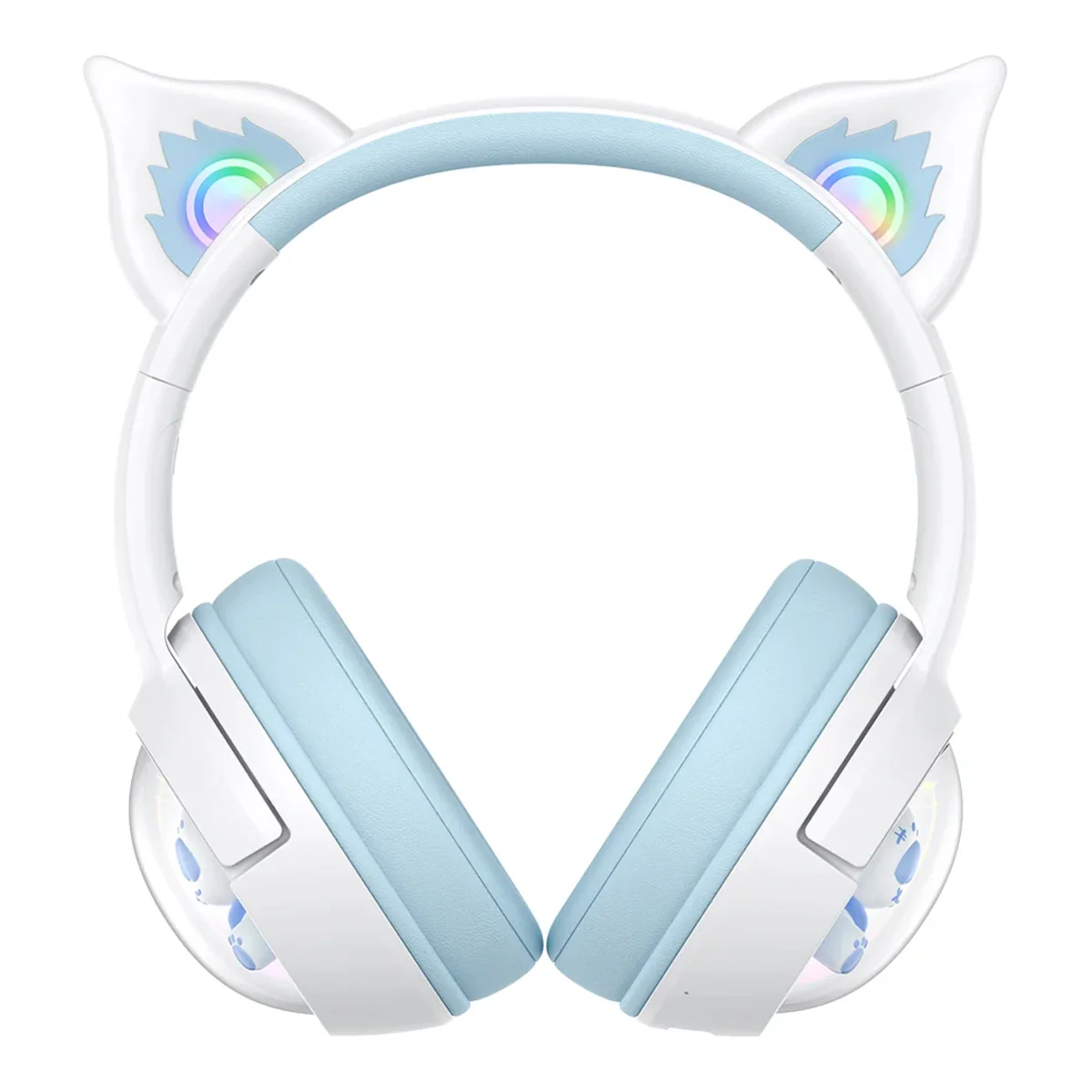 Onikuma B5 RGB Cat Ear Wireless Gaming Headset (White/Blue, Off-White, Pink) - Image 4