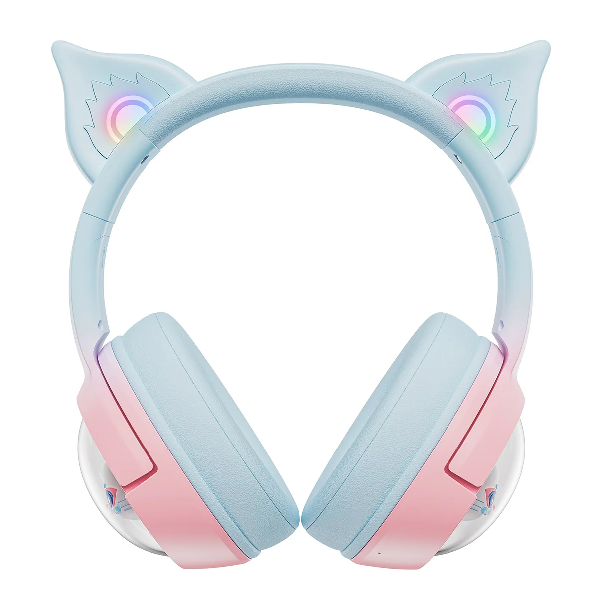 Onikuma B5 RGB Gradient Wireless Professional Gaming Headset (Blue/Pink) - Image 4