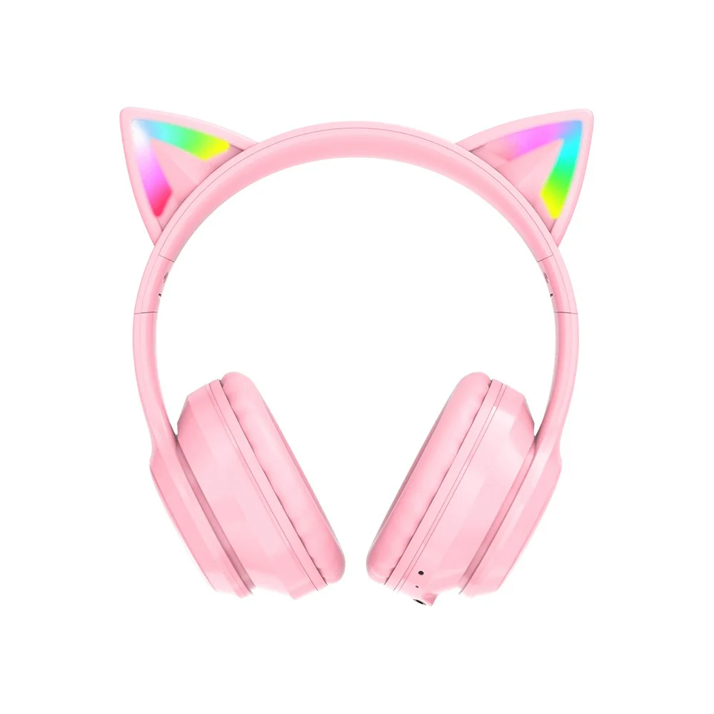 Onikuma B90 RGB Cat Ear Wireless Gaming Headset (Gradient Purple, Pink, Black) - Image 8