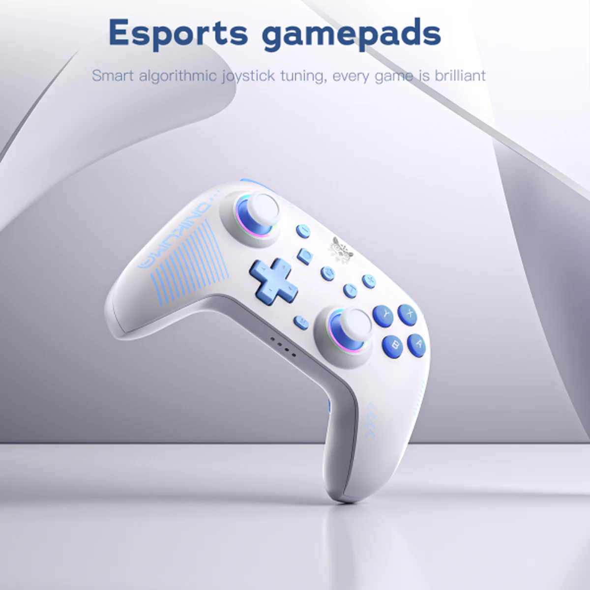 Onikuma C1 Dual-Mode RGB Hall Effect Gaming Controller (Black, White) - Image 14