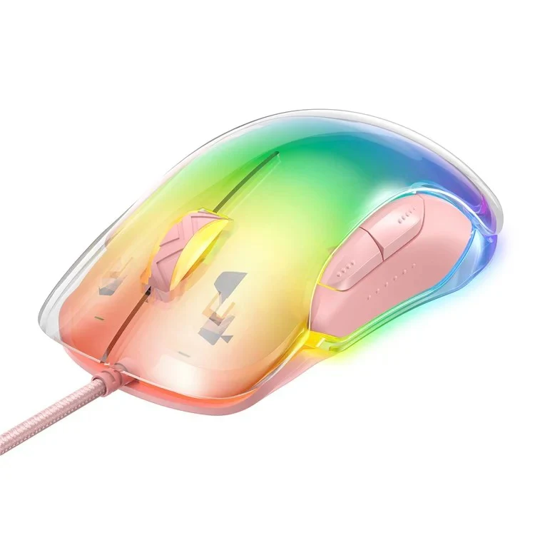 Onikuma CW925 RGB Wired eSports Gaming Mouse (White, Pink, Black) - Image 11