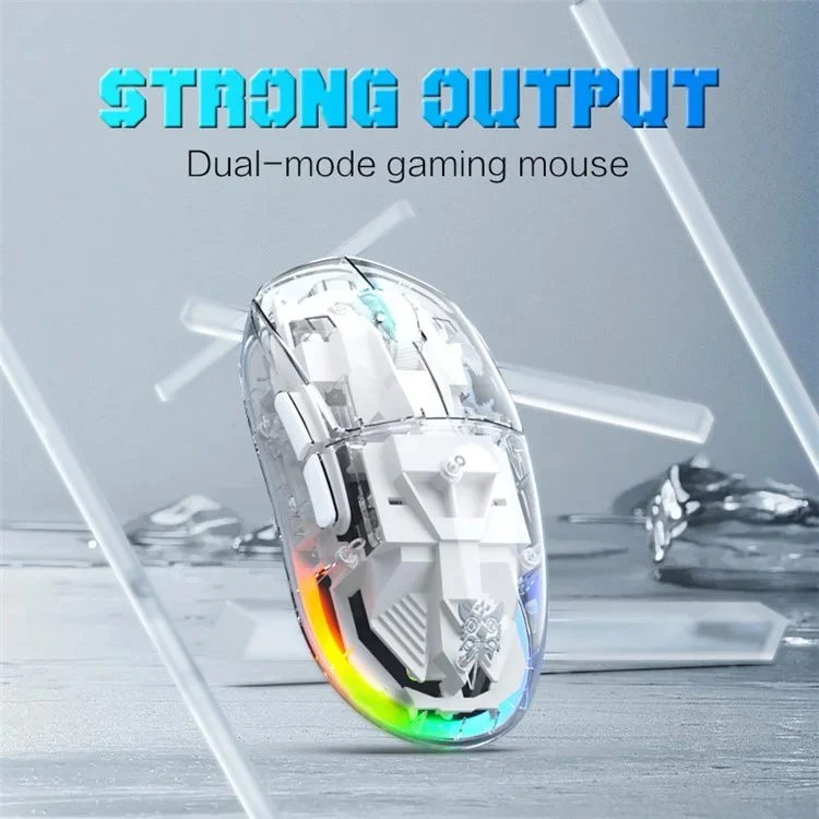 Onikuma CW926 RGB Dual-Mode eSports Gaming Mouse (Black, Transparent) - Image 15
