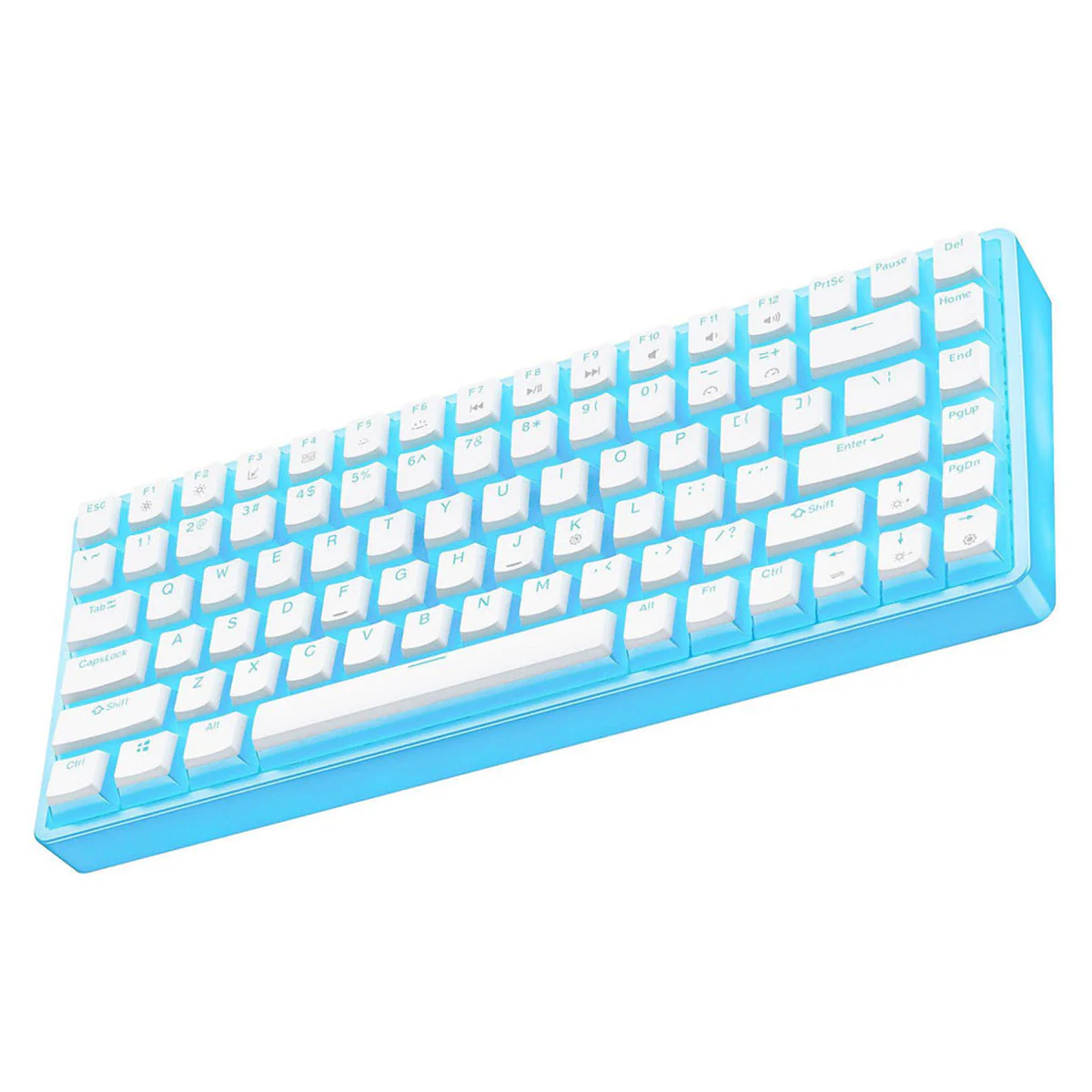 Onikuma G30 84-Key RGB Mechanical Keyboard (White) (Red Axis Switch, Cyan Axis Switch) - Image 6