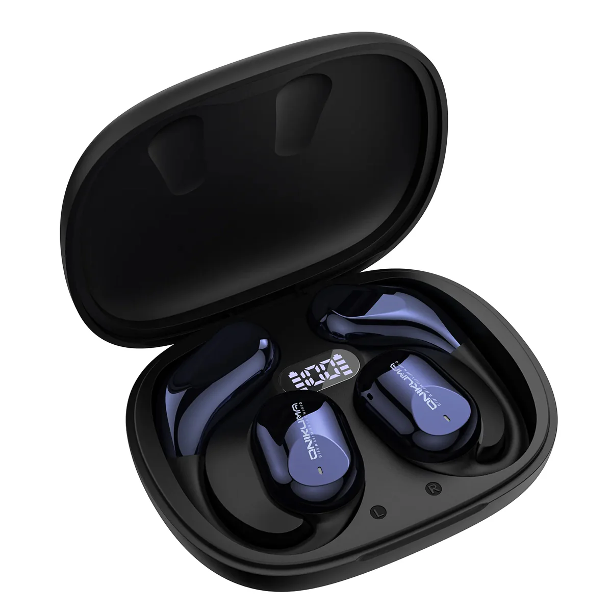 Onikuma T209 Wireless Earphones (Black) - Image 2