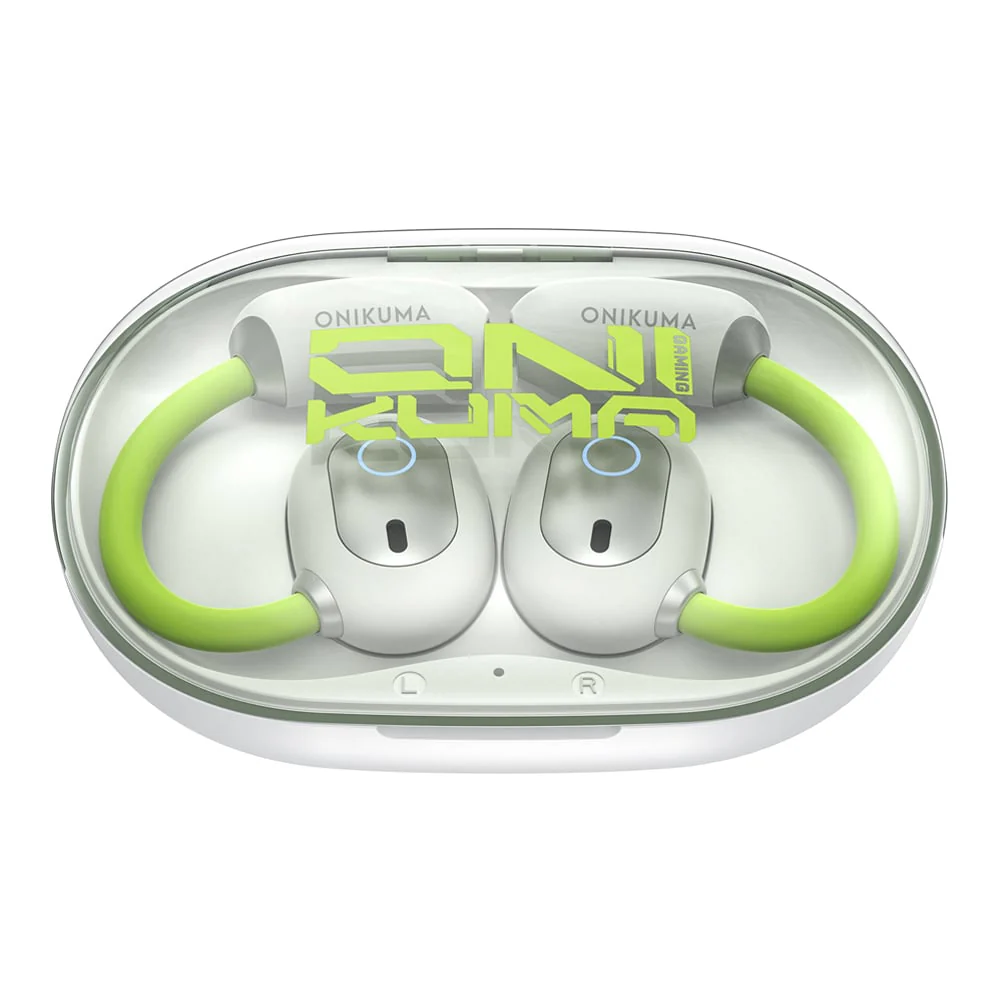 Onikuma T25 Wireless Earphones (White, Black) - Image 6