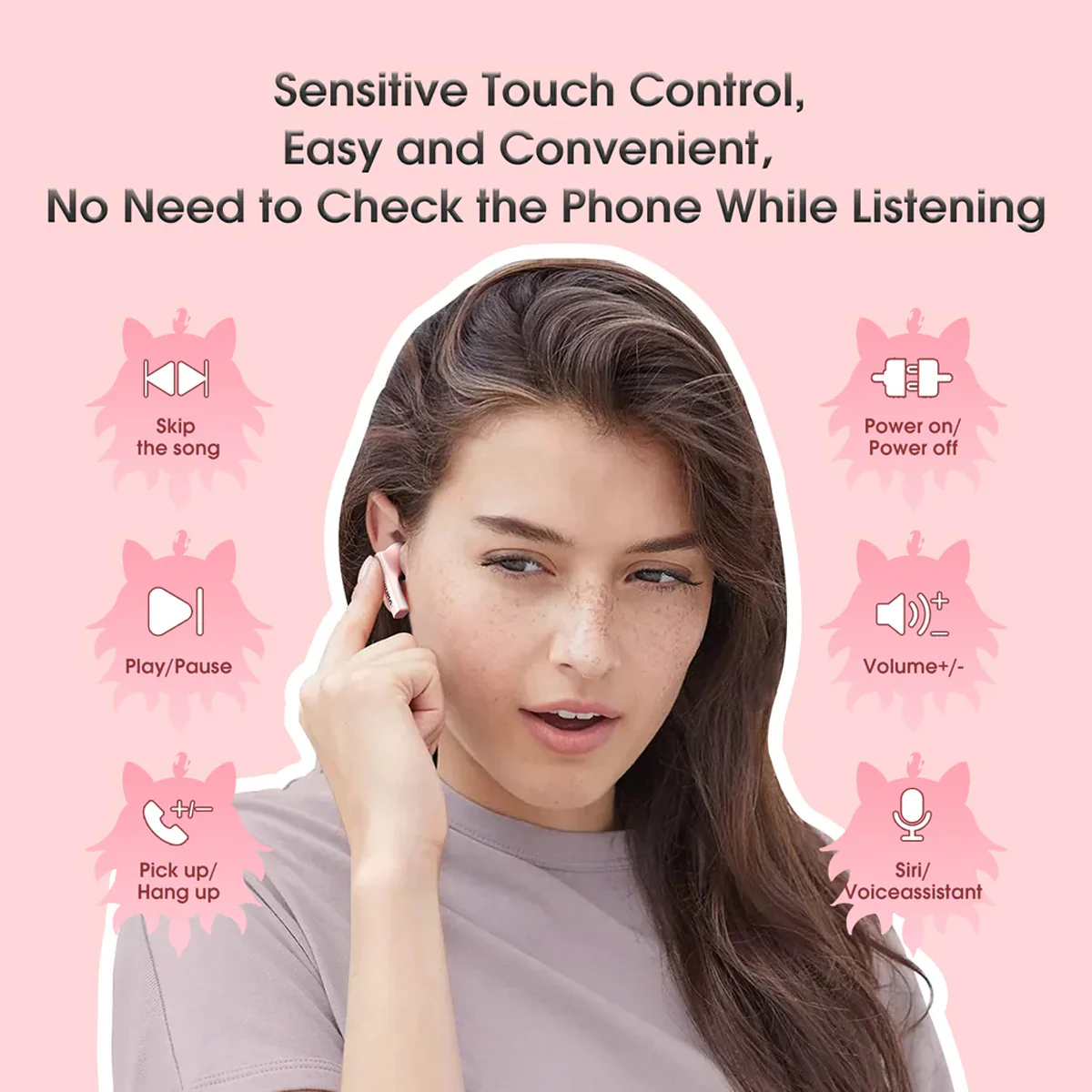 Onikuma T301 Wireless Earphone - Image 5