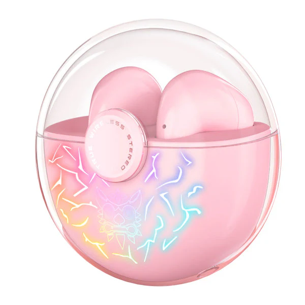 Onikuma T35 Wireless Earphones (Pink) - Image 3