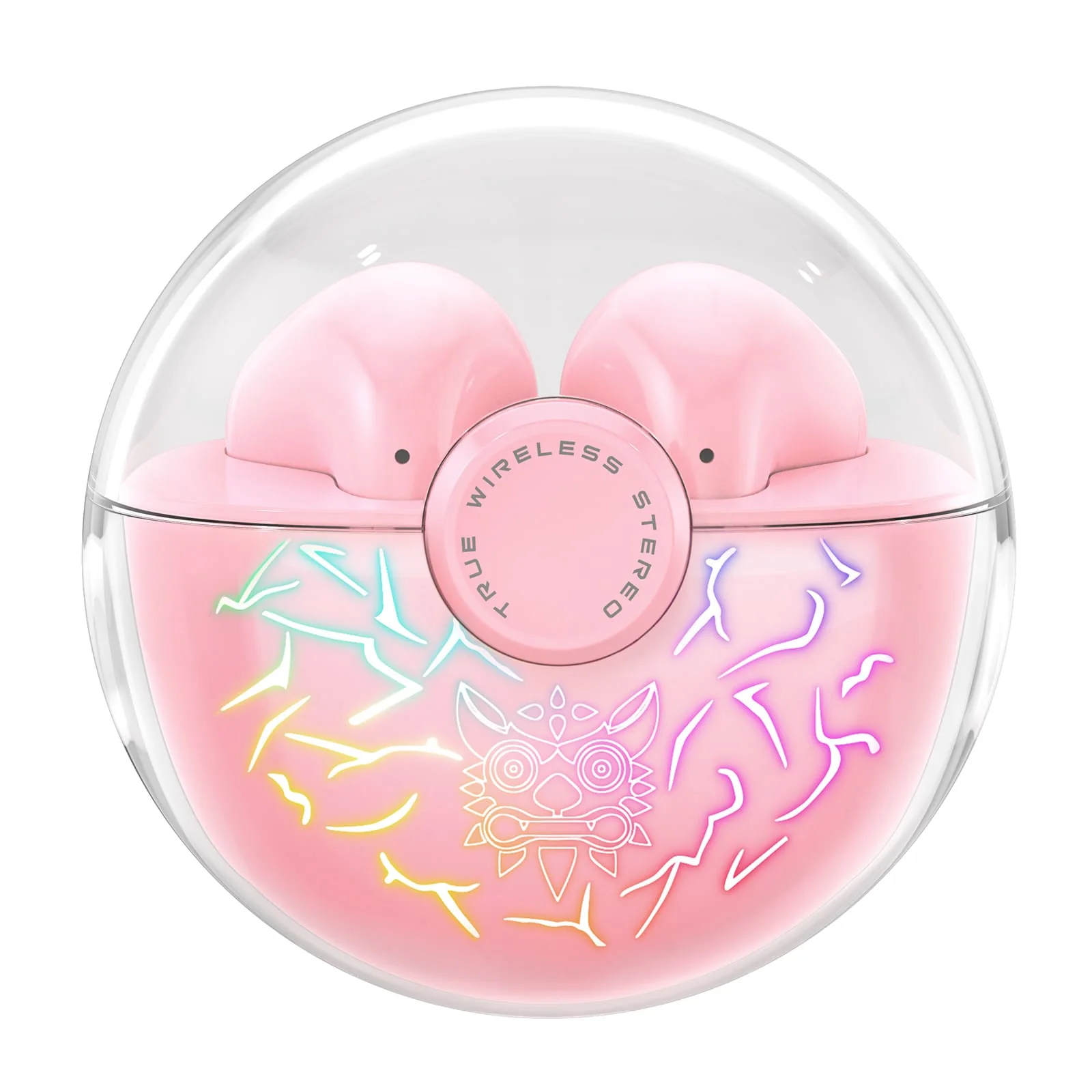 Onikuma T35 Wireless Earphones (Pink) - Image 5