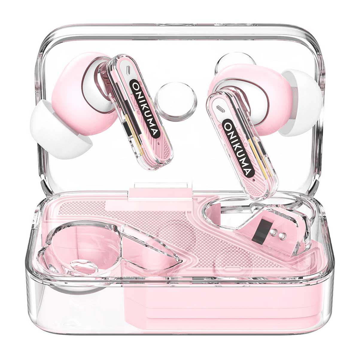 Onikuma T5 Trend Wireless Earphones With Hi-Fi Sound Quality & Noise Reduction (Blue, Pink, Purple) - Image 2