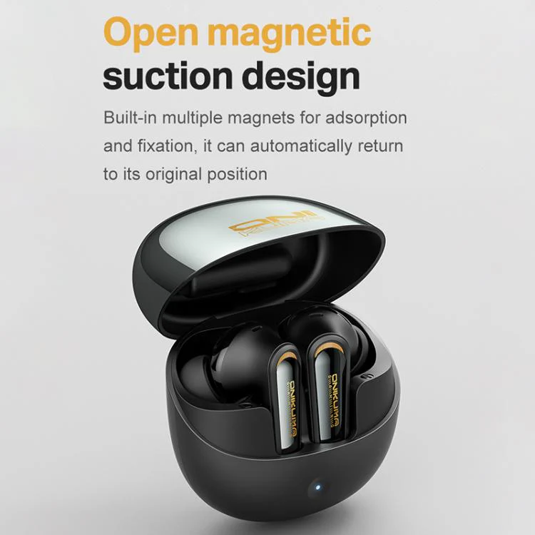 Onikuma TX610 Dual Mode Gaming Earbuds with ANC + ENC (Black, Off-White) - Image 3