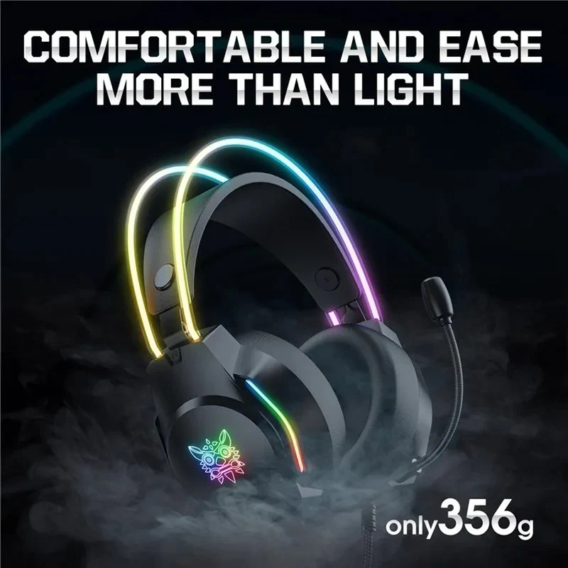 Onikuma X26 Professional Gaming Headset (Black) - Image 9