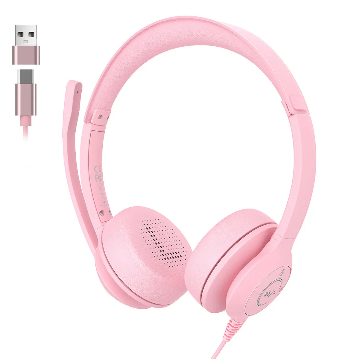 Onikuma X37 Professional Computer Headset (Black, Pink) - Image 11