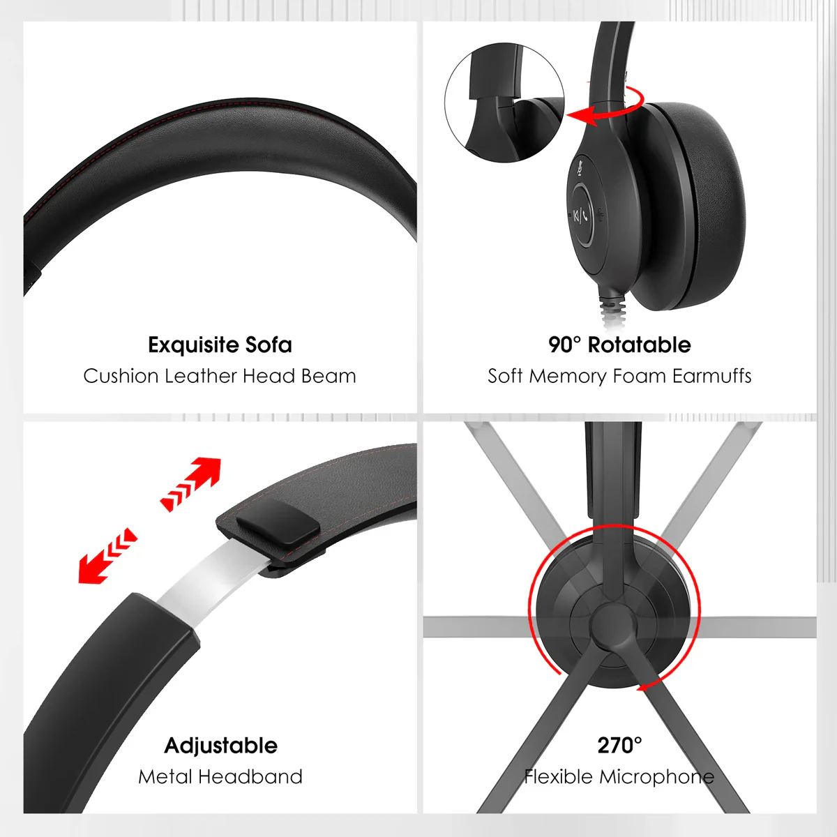 Onikuma X37 Professional Computer Headset (Black, Pink) - Image 7
