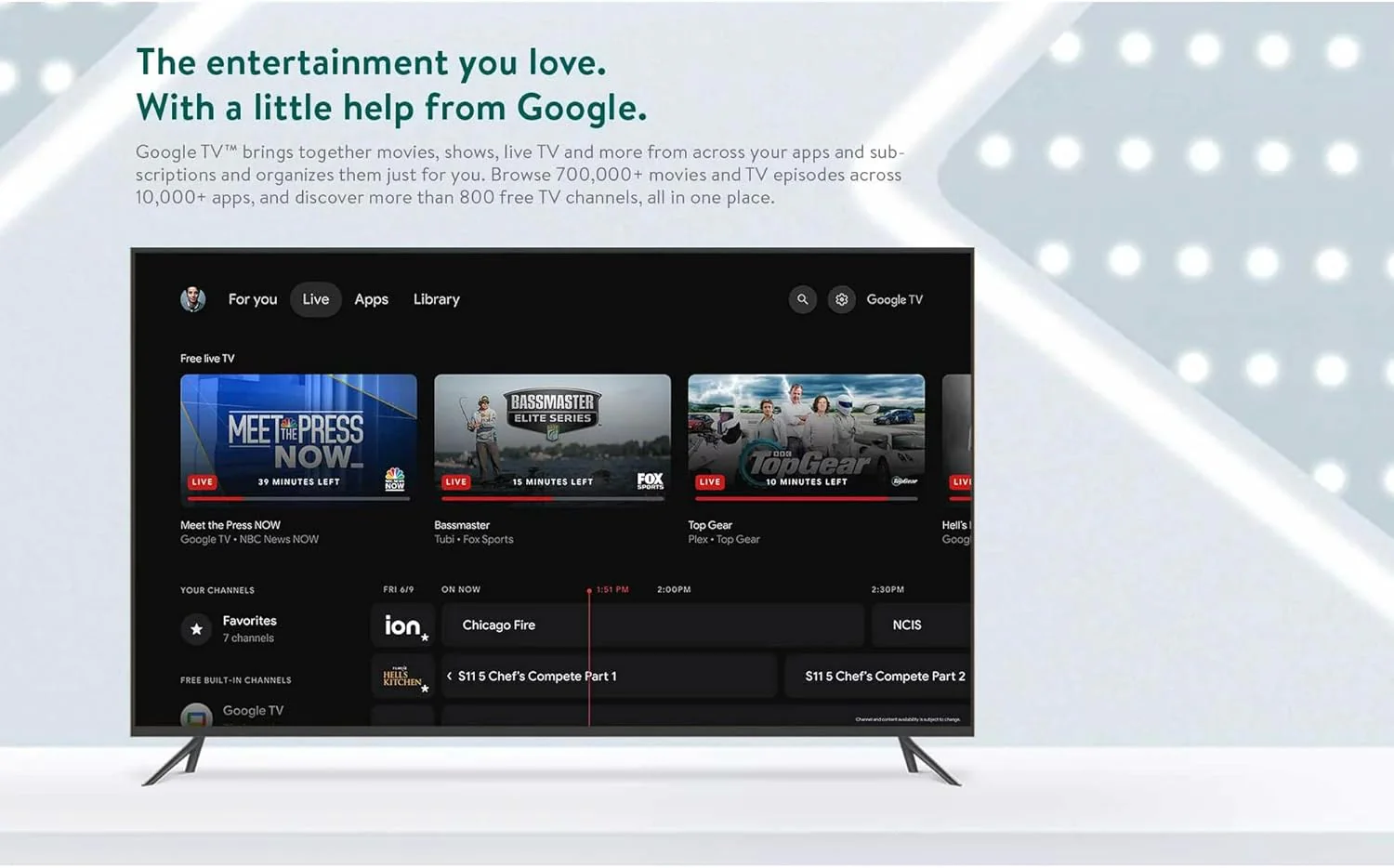 ONN Google TV 2K Full HD Streaming Device (Black) - Image 7