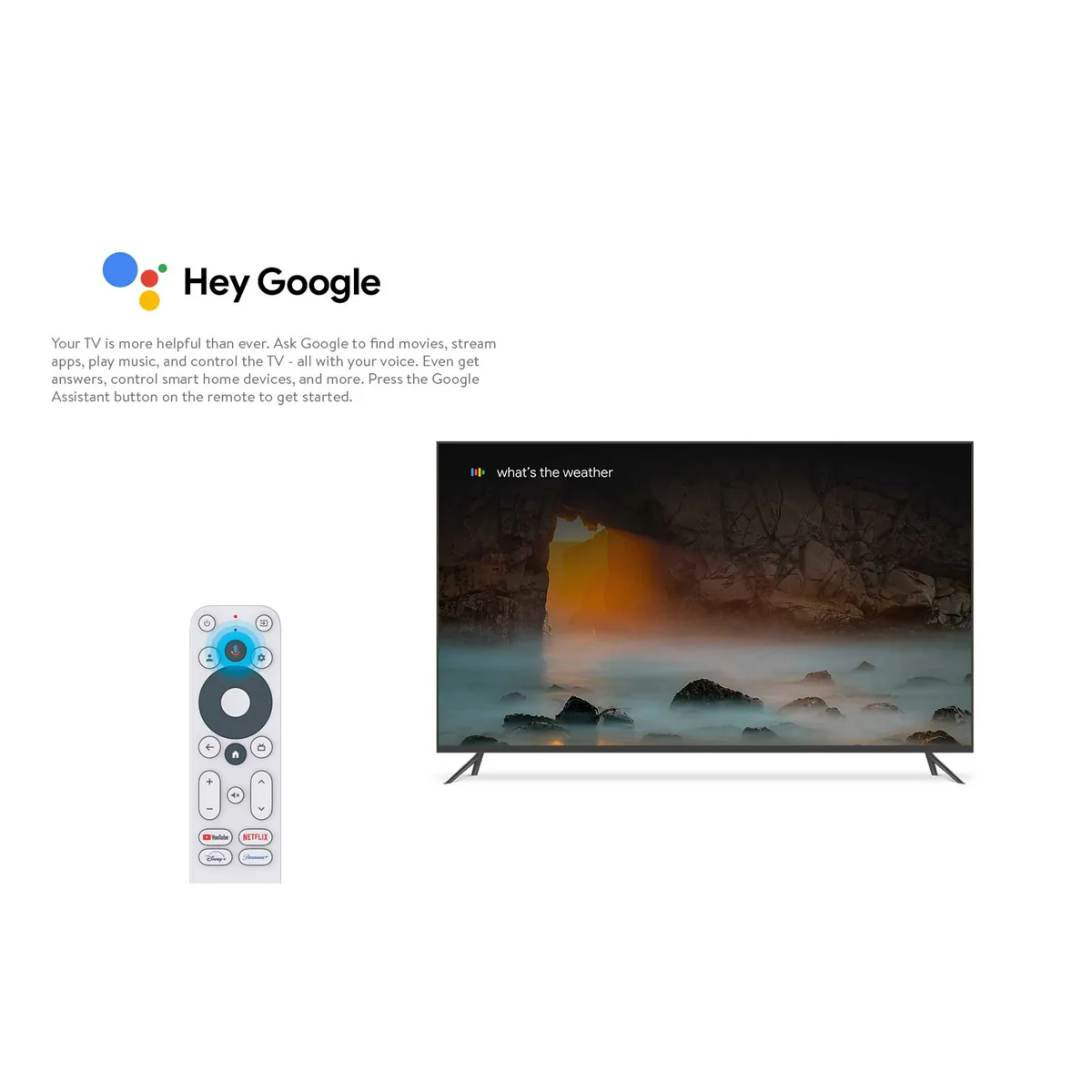 ONN Google TV 4K Streaming Box (Black) - Image 3