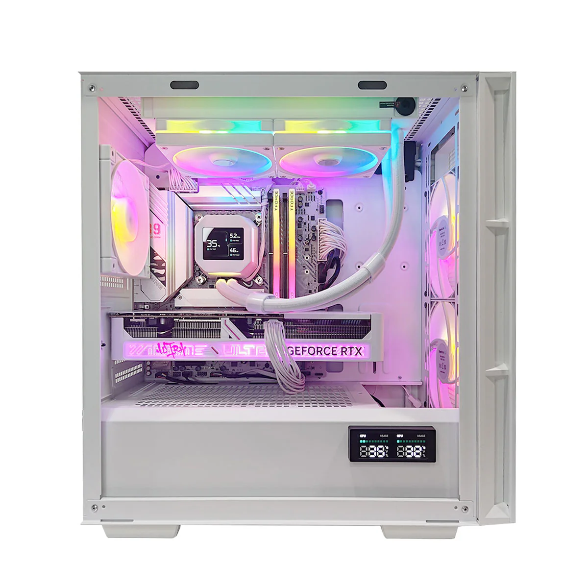 Optima CH360 White Desktop Gaming PC | Intel Core Ultra 7 265K | 32GB RAM | 1TB SSD | RTX 5070 Ultra OC | Windows 11 Pro - Image 3
