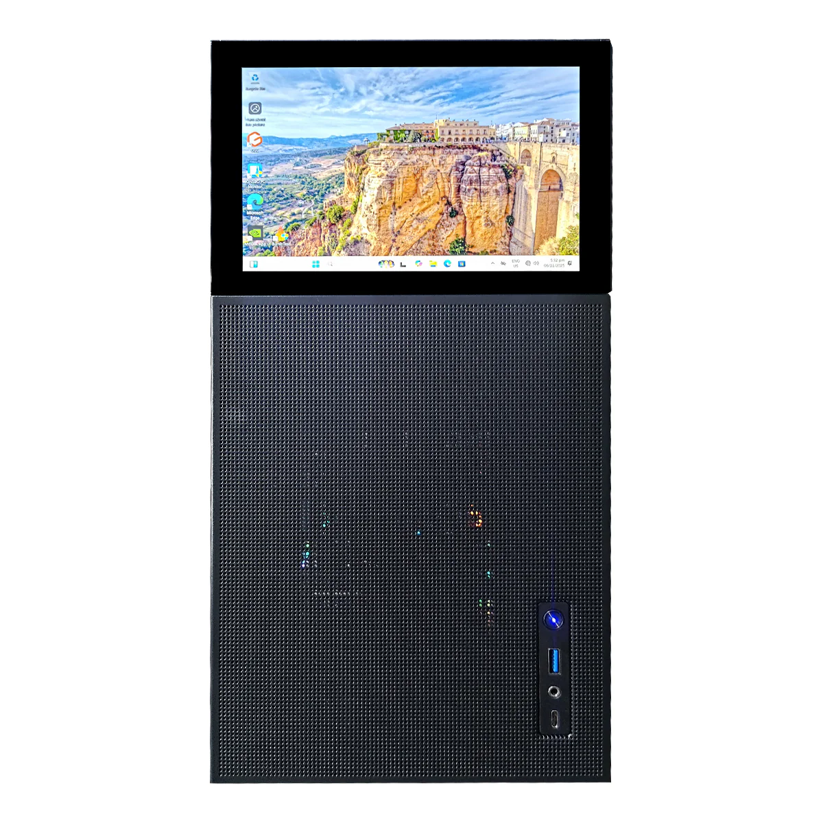 Optima D41 DS8 Display Black Desktop Gaming PC | Intel i7 14700F | 32GB RAM | 1TB SSD | RTX 5070 TI | Windows 11 Pro - Image 2
