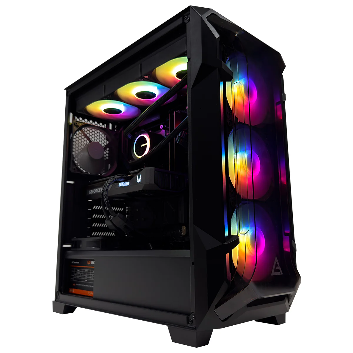 Optima Dark League Black Desktop Gaming PC | AMD Ryzen 7 7800X3D | 32GB RAM | 1TB SSD | RTX 5070 | Windows 11 Pro - Image 6