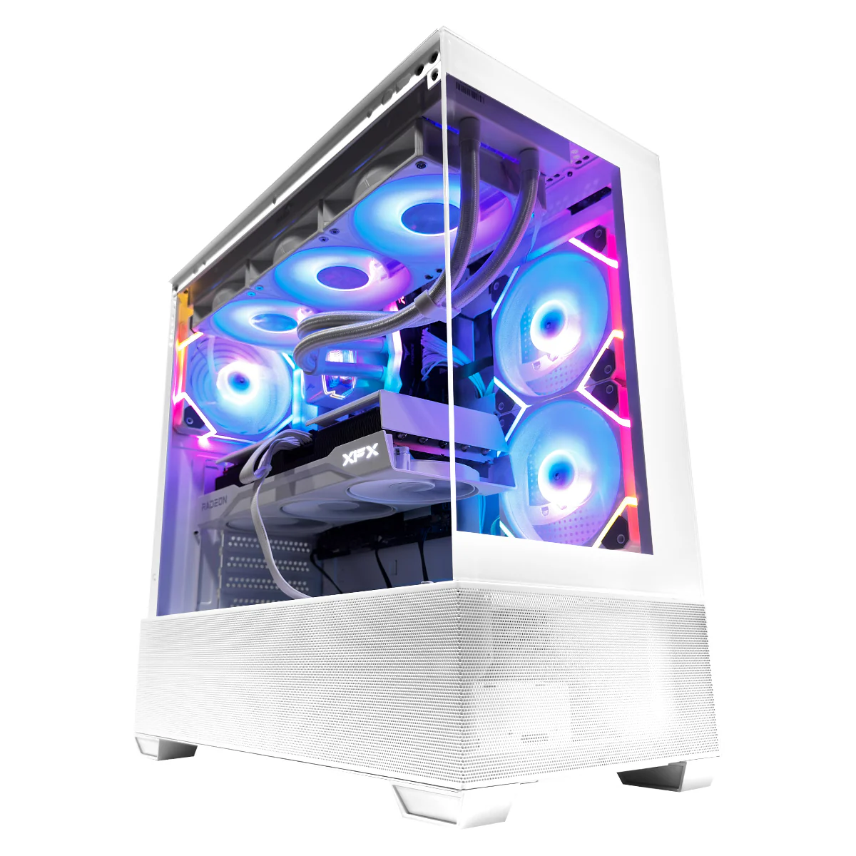 Optima DS900 Air White Desktop Gaming PC | AMD Ryzen 7 7800X3D | 32GB (2x16GB) RAM | 1TB SSD | RX 9070 XT | Windows 11 Pro - Image 8