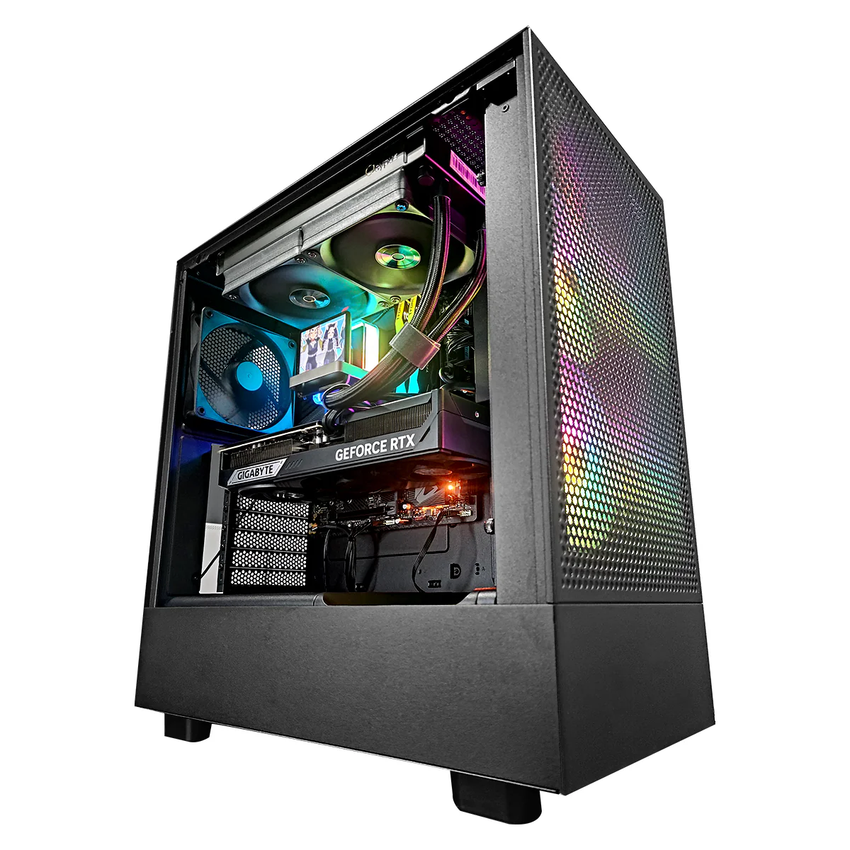 Optima H5 Flow Black Desktop Gaming PC | Intel i7 14700F | 32GB RAM | 1TB SSD | RTX 5070 TI | Windows 11 Pro - Image 7