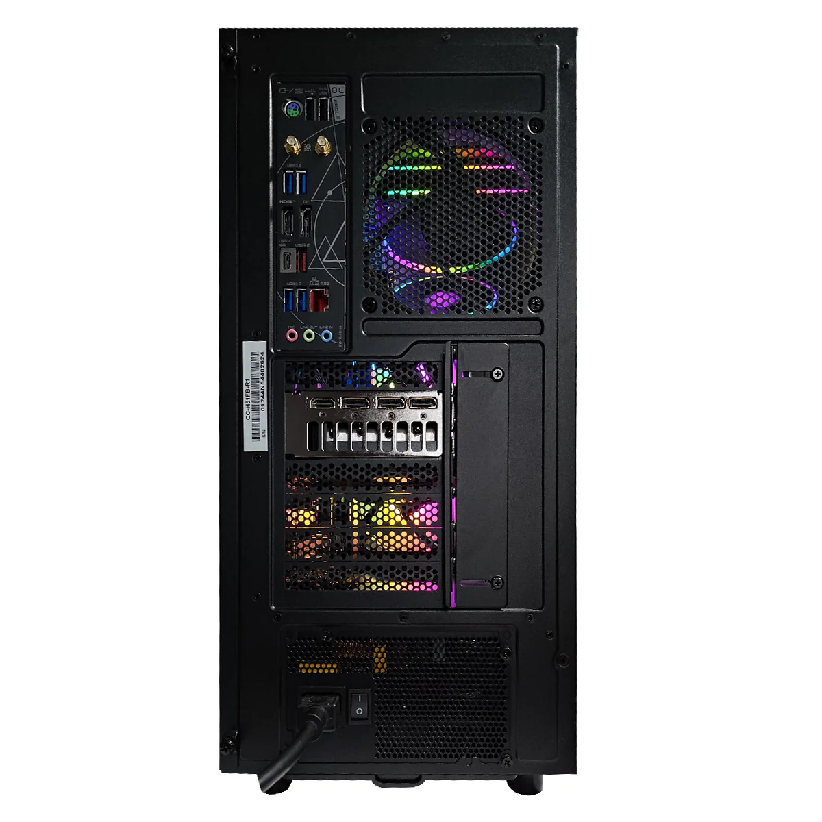 Optima H5 Flow Black Desktop Gaming PC | Intel i7 14700K | 32GB RAM | 1TB SSD | RTX 5070 OC | Windows 11 Pro - Image 8