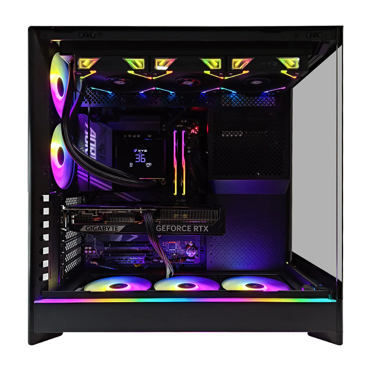 Optima HS02 Pro Black Desktop Gaming PC | AMD Ryzen 7 7800X3D | 32GB RAM | 1TB SSD | RTX 5070 | Windows 11 Pro - Image 2