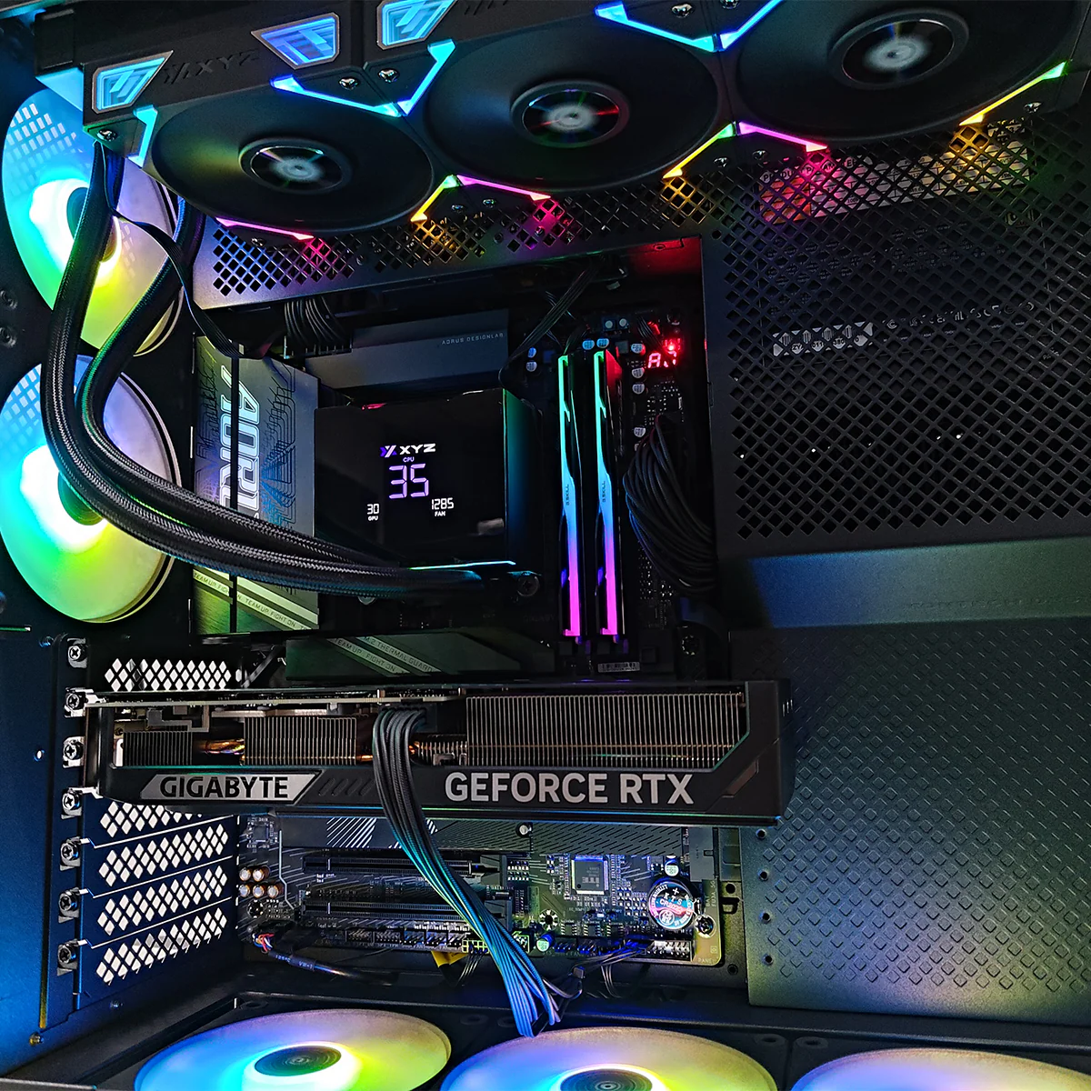 Optima HS02 Pro Black Desktop Gaming PC | AMD Ryzen 7 7800X3D | 32GB RAM | 1TB SSD | RTX 5070 | Windows 11 Pro - Image 3