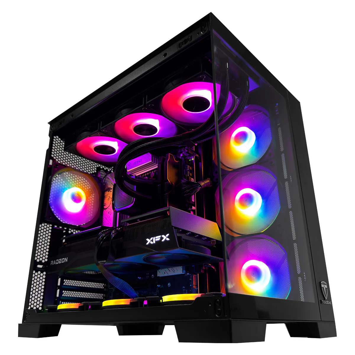 Optima Kratos Black Desktop Gaming PC | AMD Ryzen 7 7800X3D | 32GB (2x16GB) RAM | 1TB SSD | RX 9070 XT | Windows 11 Pro - Image 6