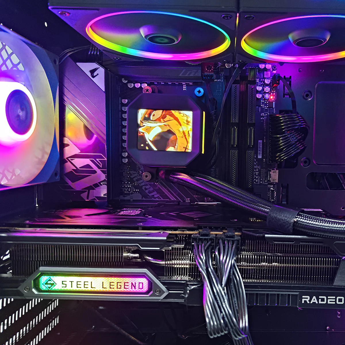 Optima Matrexx 55 Black Desktop Gaming PC | AMD Ryzen 7 9700X | 32GB RAM | 1TB SSD | RX 9070 XT | Windows 11 Pro - Image 3