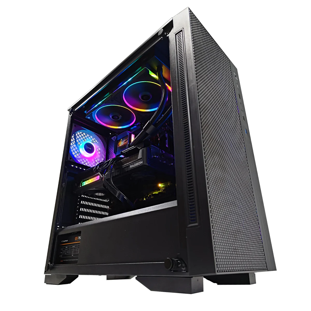 Optima Matrexx 55 Black Desktop Gaming PC | AMD Ryzen 7 9700X | 32GB RAM | 1TB SSD | RX 9070 XT | Windows 11 Pro - Image 6