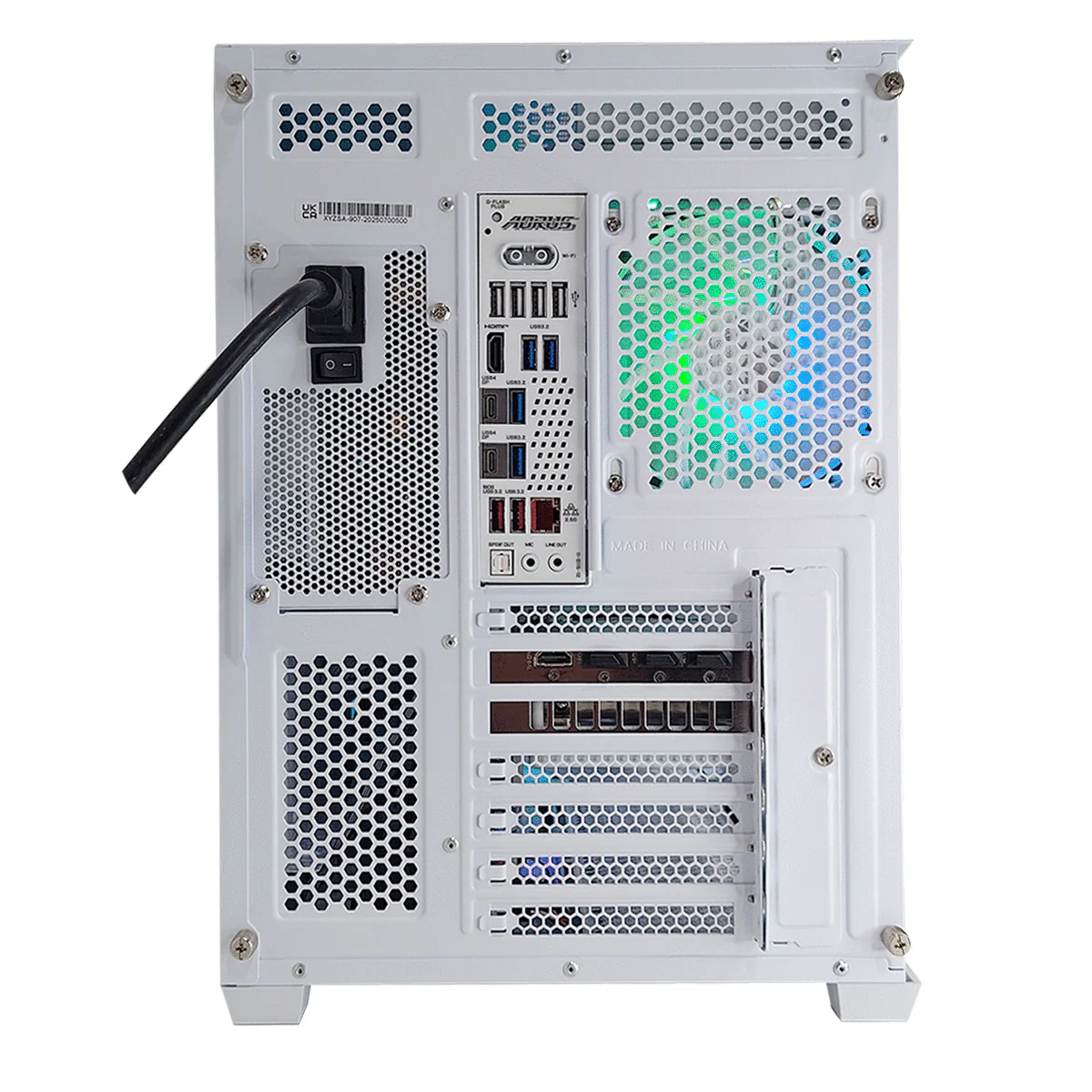 Optima Qubex White Desktop Gaming PC | AMD Ryzen 7 7800X3D | 32GB RAM | 1TB SSD | RTX 5070 | Windows 11 Pro - Image 11