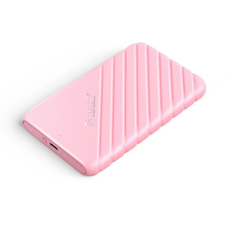 Orico 25PW1-C3 2.5 Inch USB 3.1 Gen1 Type-C Hard Drive Enclosure (Pink) - Image 3