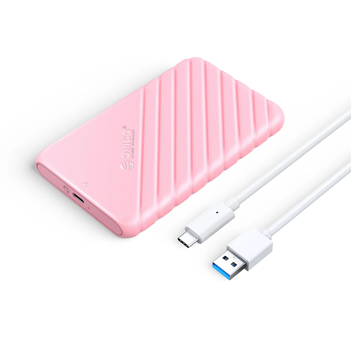Orico 25PW1-C3 2.5 Inch USB 3.1 Gen1 Type-C Hard Drive Enclosure (Pink) - Image 4