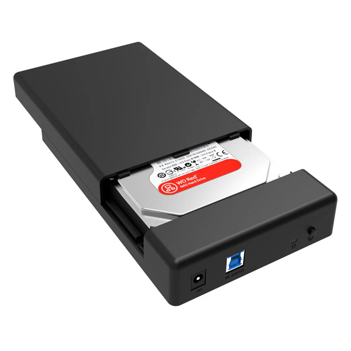 Orico 3.5 Inch External Hard Drive Enclosure (Black) (3588US3-V1-BK-BP) - Image 4