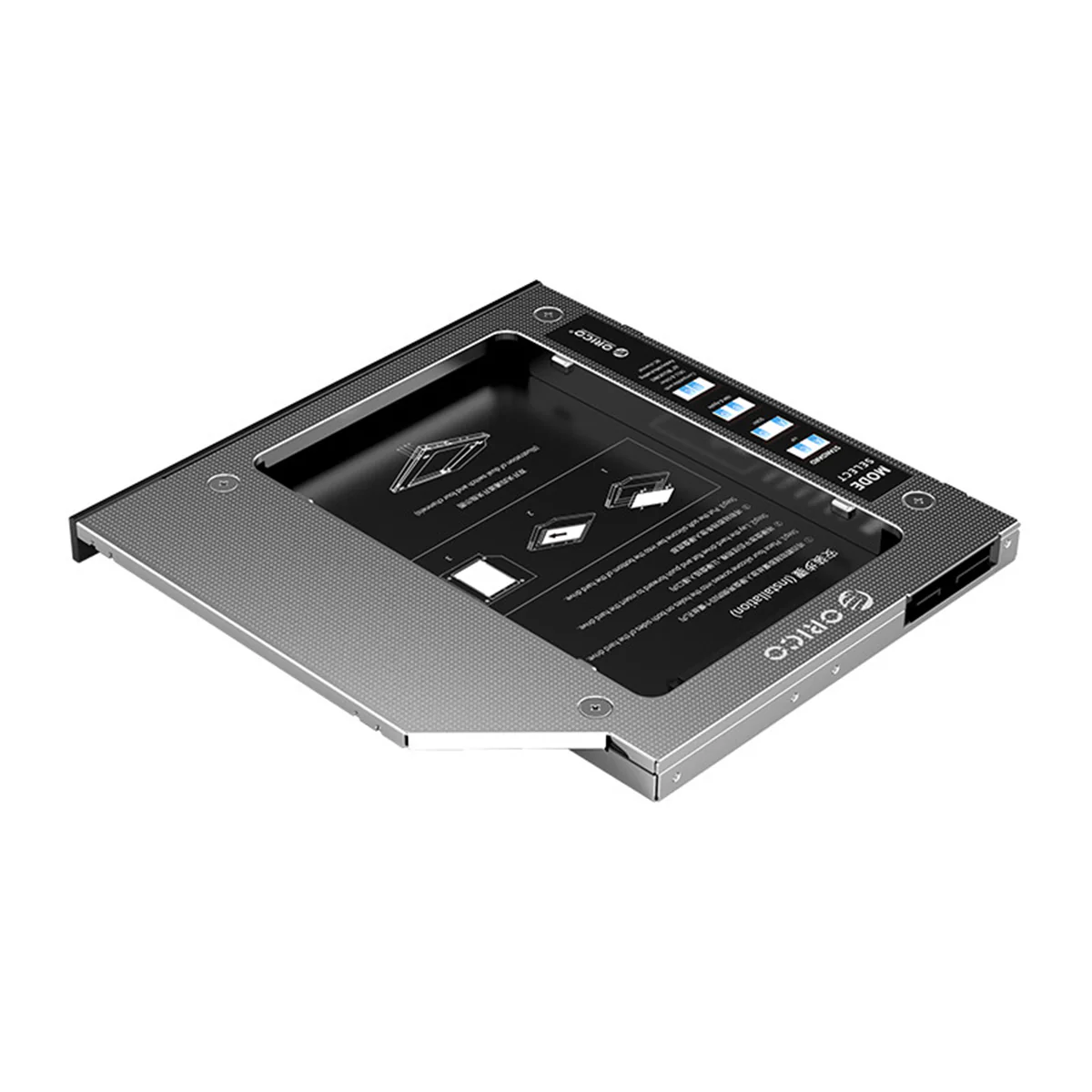 Orico Laptop Hard Drive Caddy for Optical Drive (Silver) (M95SS-SV-BP) - Image 3