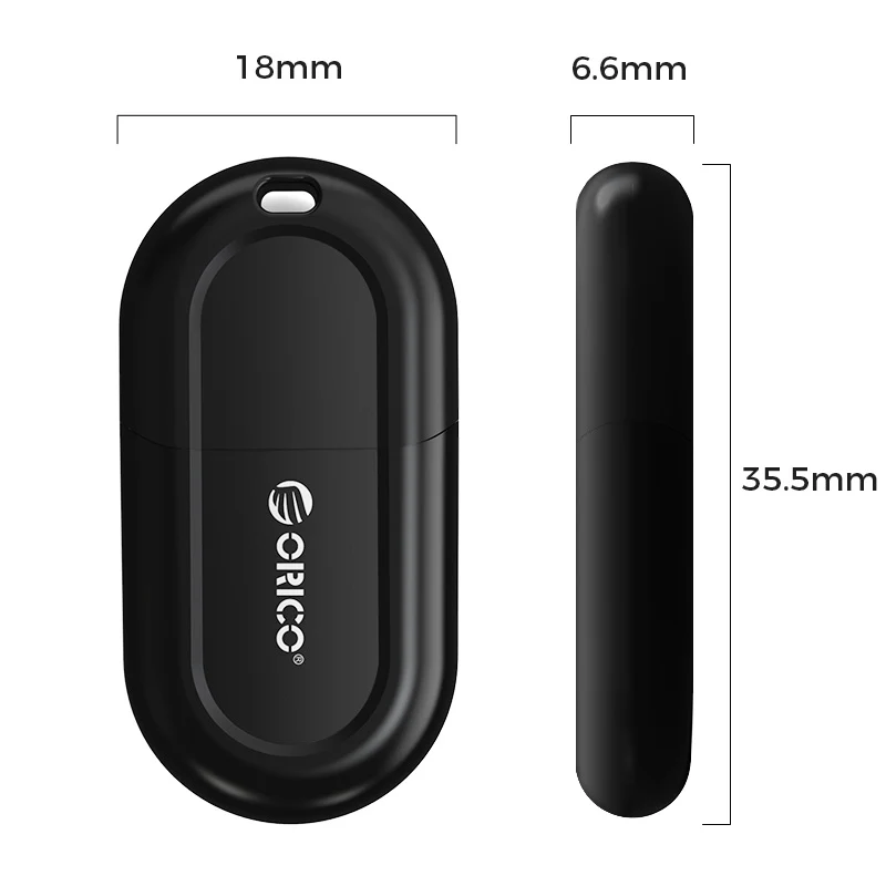 ORICO USB Bluetooth-Compatible Dongle 5.3 Adapter (BTA-53-BK-BP) - Image 6