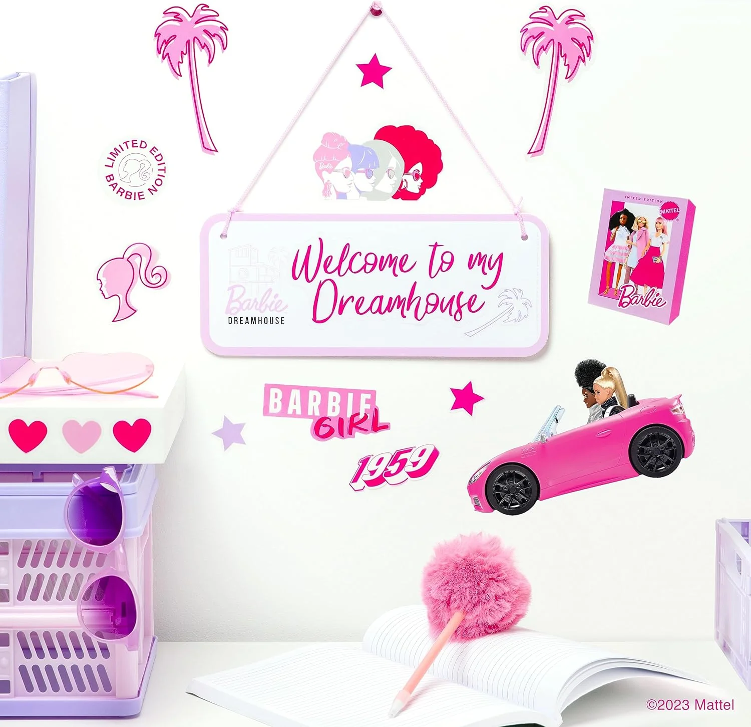 Paladone Barbie Customisable Room sign Set (PP11568BR) - Image 4