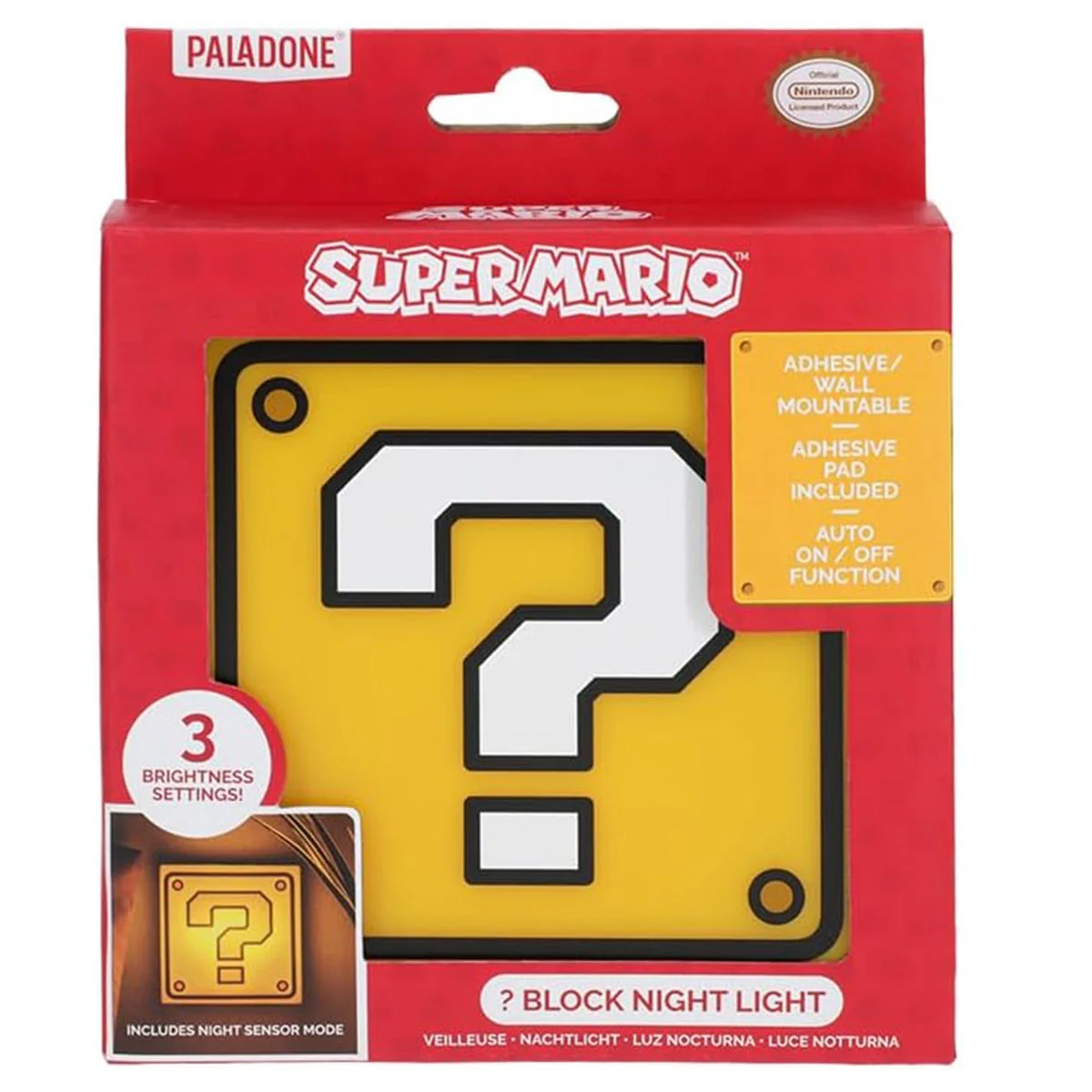 Paladone Super Mario Question Block Night Light (PP11595NN) - Image 5