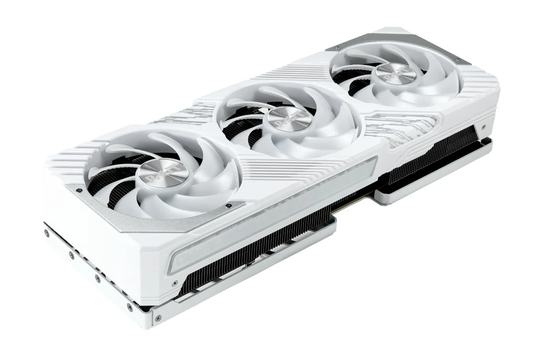 Palit GeForce RTX 4070 TI GamingPro OC 12GB GDDR6X 192Bit 3-DP HDMI Graphics Card (White) - Image 3