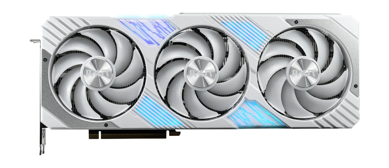 Palit GeForce RTX 4070 TI GamingPro OC 12GB GDDR6X 192Bit 3-DP HDMI Graphics Card (White) - Image 4