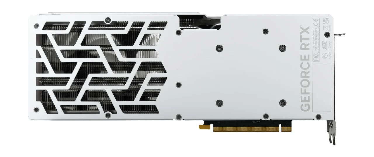 Palit GeForce RTX 4070 TI GamingPro OC 12GB GDDR6X 192Bit 3-DP HDMI Graphics Card (White) - Image 6