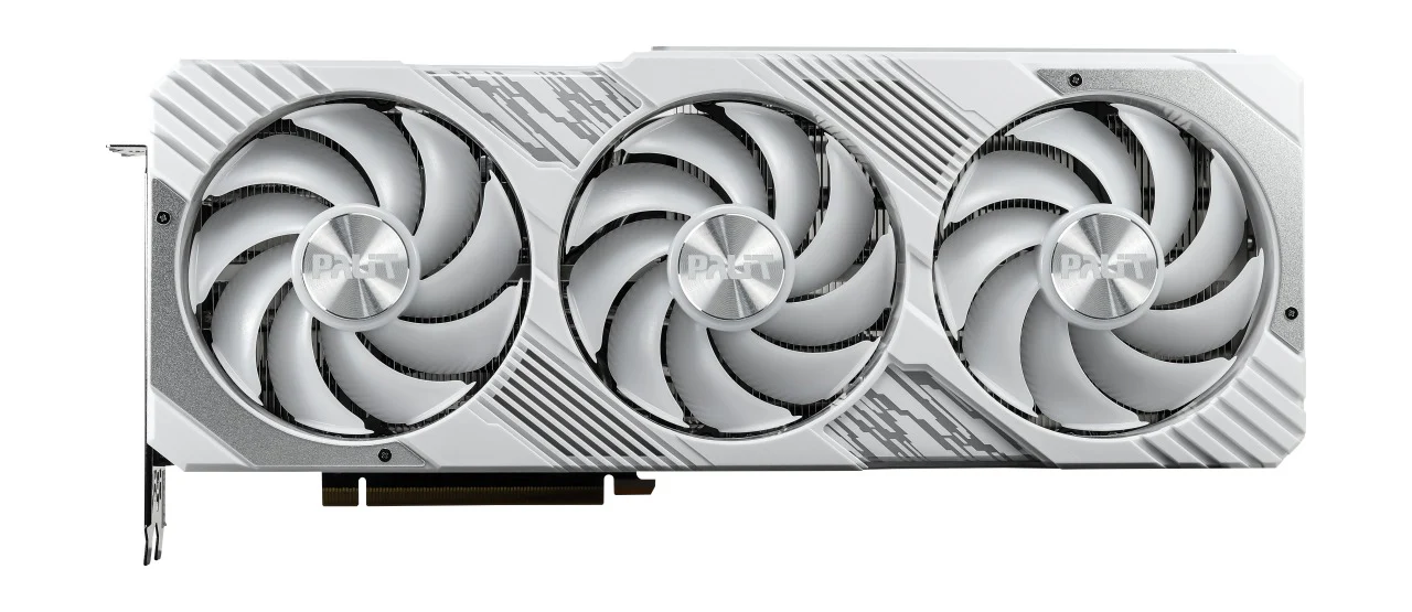 Palit GeForce RTX 4070 TI GamingPro OC 12GB GDDR6X 192Bit 3-DP HDMI Graphics Card (White) - Image 7