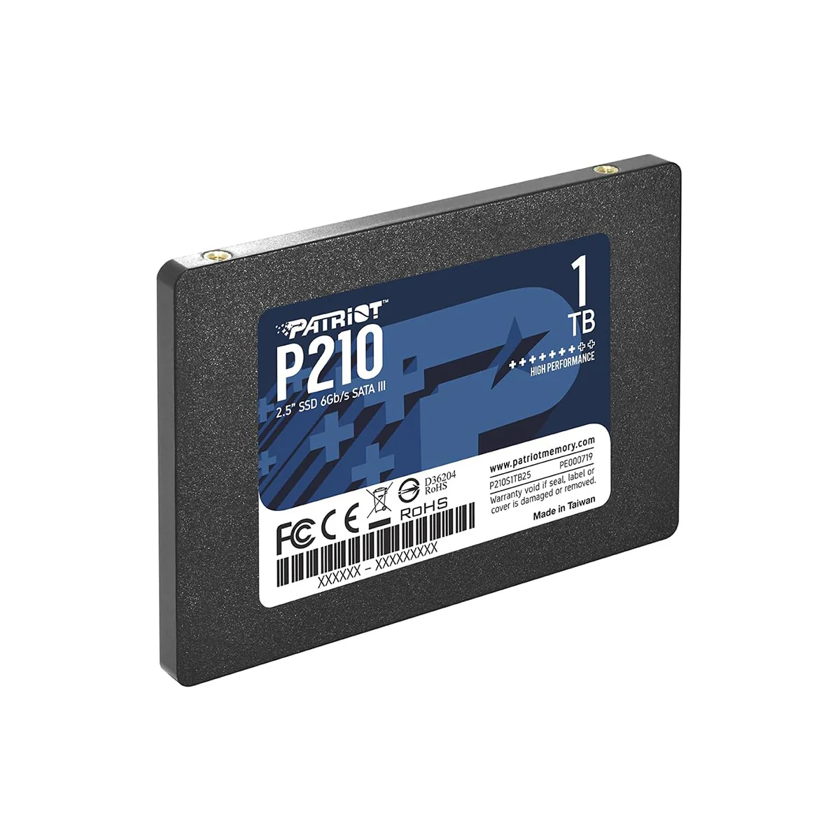 Patriot P210 2.5" SSD SATA III (512GB, 1TB) (P210S512G25, P210S1TB25) - Image 8
