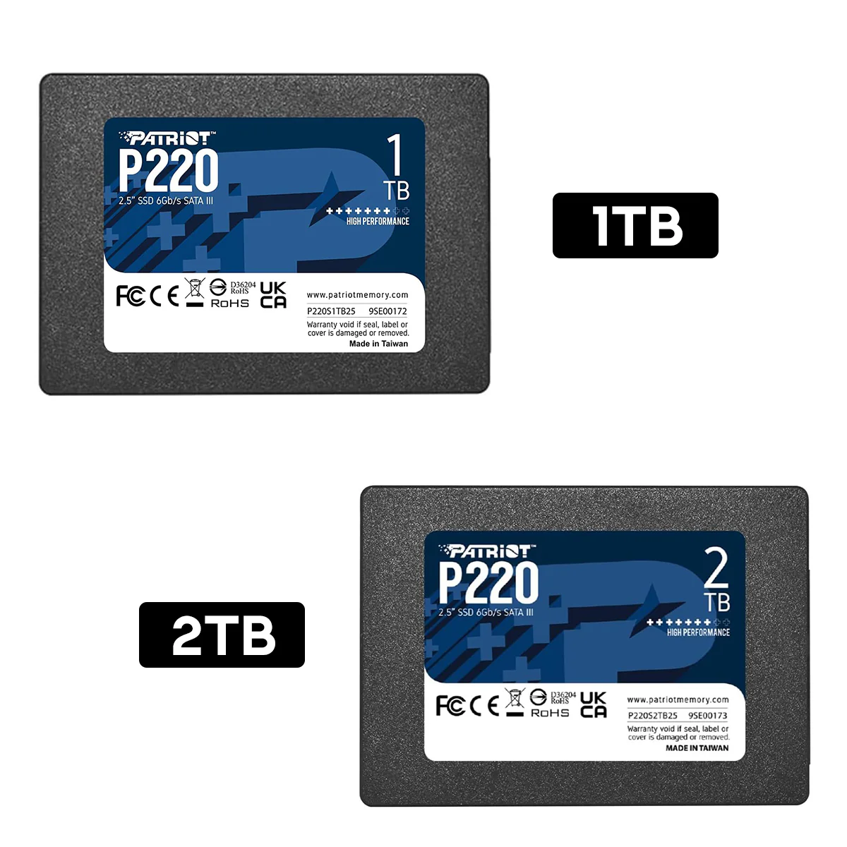 Patriot P220 2.5" 550MB/s Read/ 500MB/s Write SATA III SSD (1TB, 2TB) - Image 10