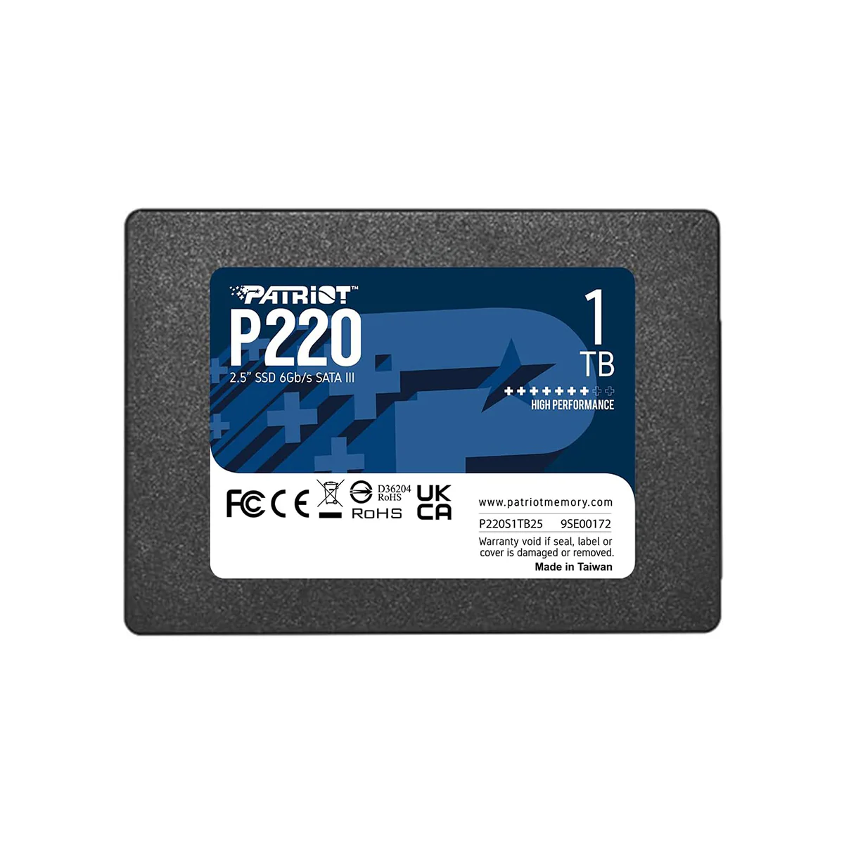 Patriot P220 2.5" 550MB/s Read/ 500MB/s Write SATA III SSD (1TB, 2TB) - Image 2